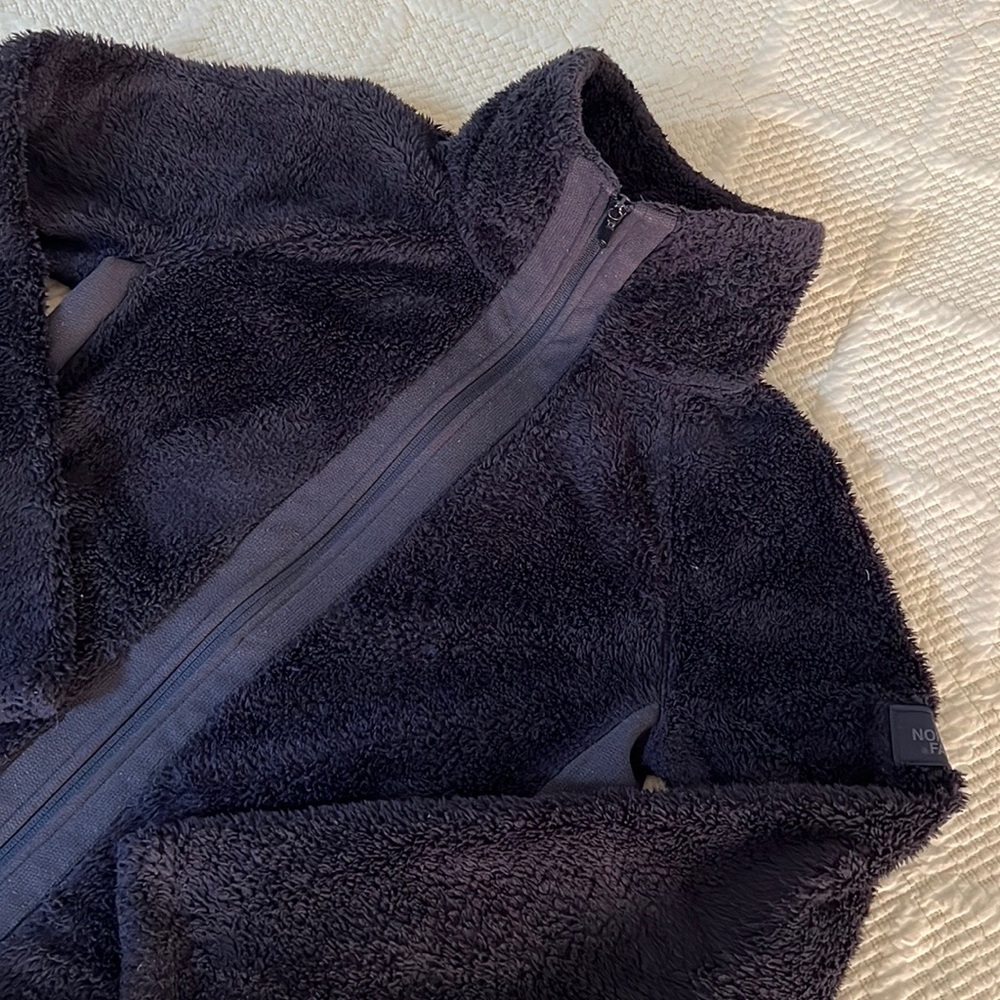 The North Face Women’s Fleece  Full Zip Jacket Black Small - Picture 2 of 12